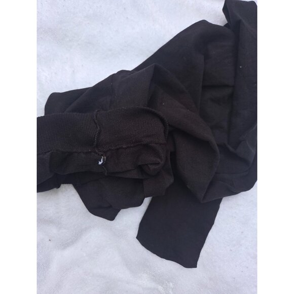 Black Footed Opaque Womens Tights With Elastic Waistband*NWOT*One size - Picture 8 of 8